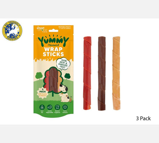Smart Choice Meat Free Mega Roll Dog Treat 130g 3pk