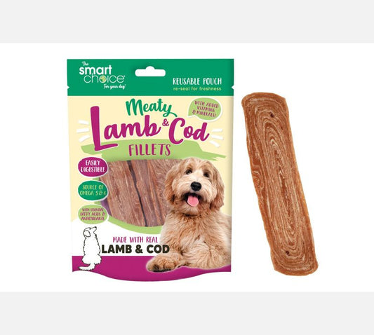 Smart Choice Lamb & Cod Fillet Dog Treat 7 Pack
