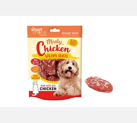 Smart Choice Chicken Salami Dog Treat 18 Pack 120g